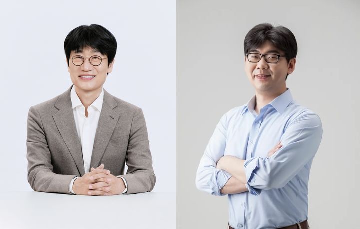 [서울=뉴시스] 이해진 네이버 이사회 의장(왼쪽)과 송치형 두나무 회장 (사진=네이버, 두나무 제공) *재판매 및 DB 금지