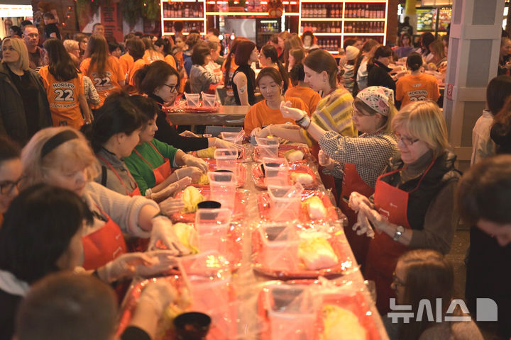 모스크바 K-김치 & K-라면 페스티벌 모습. (사진=aT 제공) photo@newsis.com