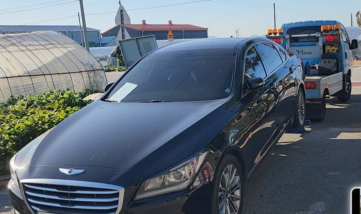 체납차량 견인 현장(사진=경기도 제공) *재판매 및 DB 금지