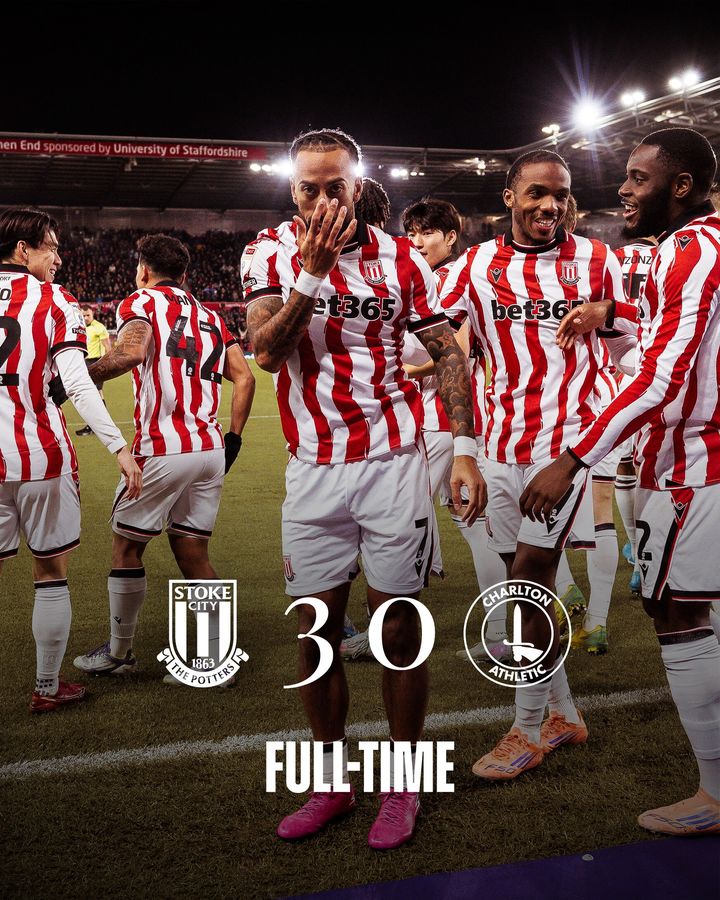 [서울=뉴시스]'배준호 시즌 2호 도움' 스토크, 찰턴 3-0 완파. (사진=스토크시티 소셜미디어 캡처) 2025.11.26. photo@newsis.com *재판매 및 DB 금지