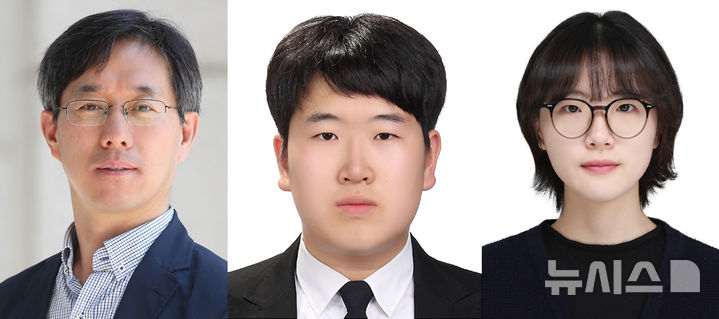 사진설명= 이한호 전기전자공학부 교수 연구팀. (사진 왼쪽부터) 인하대 전기전자공학부 이한호 교수와 장윤성·양슬비 석사과정 학생.(사진= 인하대학교 제공)2025.11.26