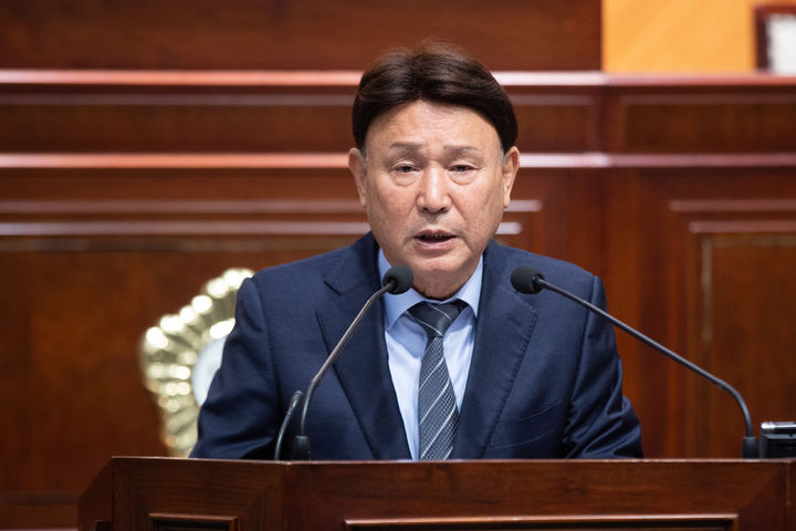 2026년도 시정 방향 제시하는 강임준 시장(사진=군산시 제공) *재판매 및 DB 금지