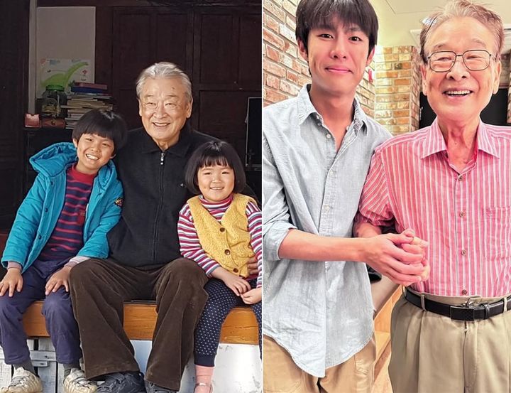 [서울=뉴시스] 영화 '덕구'에서 이순재와 할아버지·손자로 호흡을 맞췄던 배우 정지훈이 고(故) 이순재를 향한 깊은 추모의 글을 올렸다. (사진=정지훈 인스타그램 캡처) 2025.11.26. photo@newsis.com  *재판매 및 DB 금지