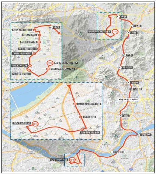 양주~강남 직행 광역버스 신설…2026년 하반기 운행