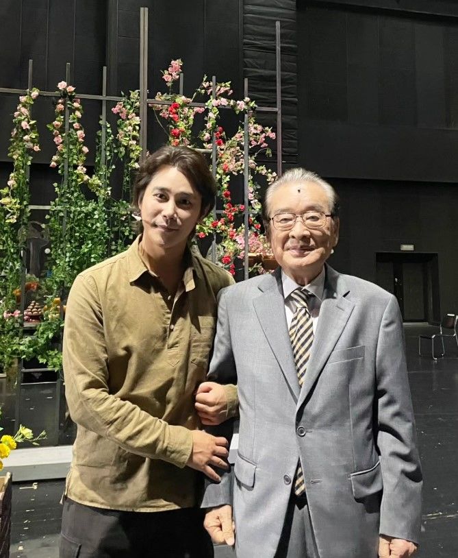 [서울=뉴시스] 정태우, 이순재. (사진=정태우 인스타그램 캡처) 2025.11.26. photo@newsis.com  *재판매 및 DB 금지