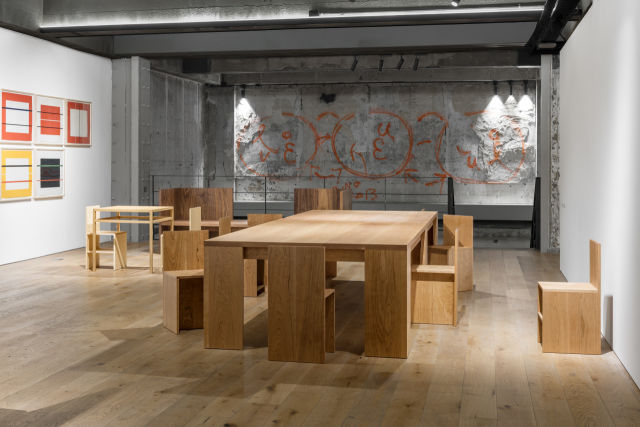 '도널드 저드 : 퍼니처' 전시 전경. 사진=현대카드, SACK, Korea. Donal Judd Furniture ⓒJudd Foundation. *재판매 및 DB 금지