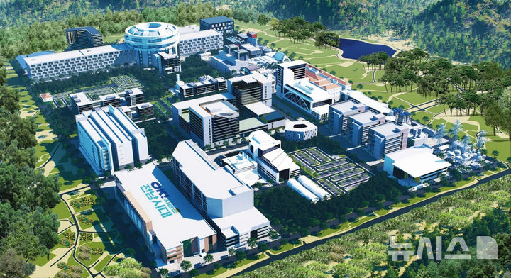 [나주=뉴시스] 나주 인공태양 핵융합 연구시설 예상 조감도. (이미지=전남도 제공) photo@newsis.com