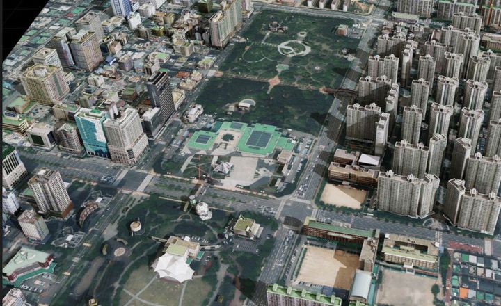 케이쓰리아이 뉴로 트윈 시티 시뮬레이션(사진=케이쓰리아이) *재판매 및 DB 금지