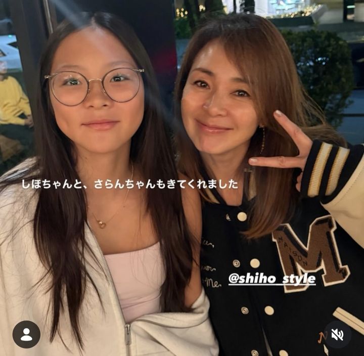 [서울=뉴시스] 추사랑(왼쪽), 야노시호. (사진=야노시호 인스타그램 캡처) 2025.11.27. photo@newsis.com *재판매 및 DB 금지