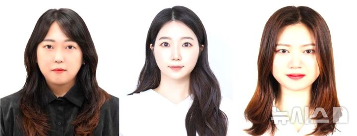 [포항=뉴시스] 송종욱 기자 = 포스텍이 '2025년 제16회 여성과총 미래인재상’에 학술 부문 수상자 3명을 배출했다. 사진은 미래인재상을 수상한 강다윤(왼쪽부터) 기계공학과 연구조교수, 최지민 환경연구소 연구조교수, 구연정 물리교육연구단 박사후연구원. (사진=포스텍 제공) 2025.11.27. photo@newsis.com