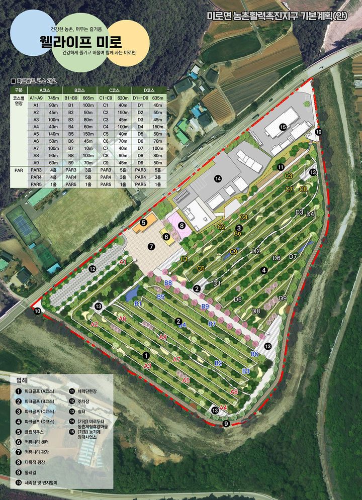 삼척시 ‘미로 생활체육공원 조성사업’ 조감도.(사진=삼척시 제공) *재판매 및 DB 금지