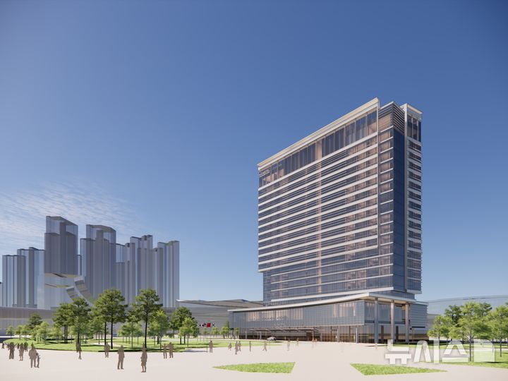 [고양=뉴시스] 'KINTEX 앵커호텔' 조감도.(사진=킨텍스 제공)photo@newsis.com