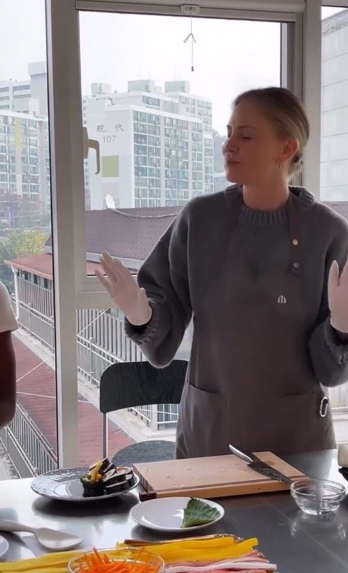 [서울=뉴시스] 샤를리즈 테론. (사진=최광호 인스타그램 캡처) 2025.11.27. photo@newsis.com *재판매 및 DB 금지