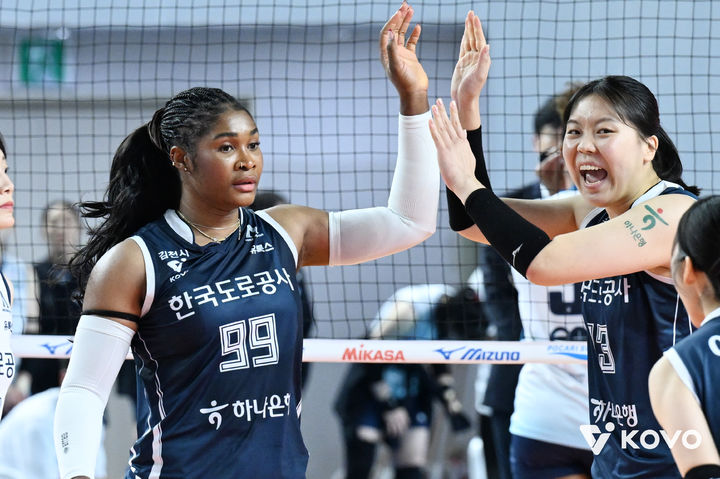 [서울=뉴시스]여자배구 도로공사 모마. (사진=KOVO 제공)