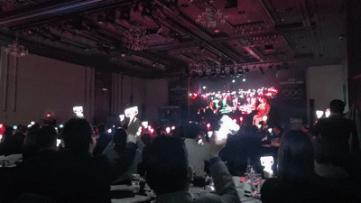 [서울=뉴시스] 강은정 기자='천억기업 얼라이언스(Alliance)' 퍼포먼스. 2025.11.27. eunduck@newsis.com *재판매 및 DB 금지