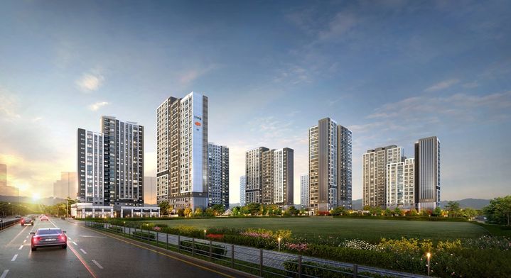 'e편한세상 내포 에듀플라츠' 투시도. (사진=DL이앤씨 제공) *재판매 및 DB 금지