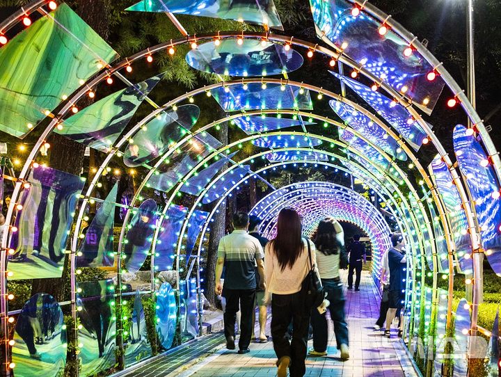 [인천=뉴시스] 제4회 계양 빛 축제 전경. (사진=인천 계양구 제공) 2025.11.28. photo@newsis.com