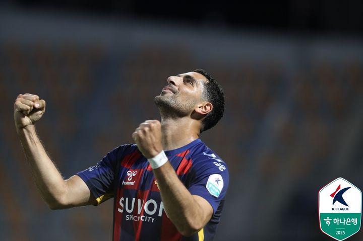 [서울=뉴시스]K리그1 수원FC 싸박. (사진=한국프로축구연맹 제공)