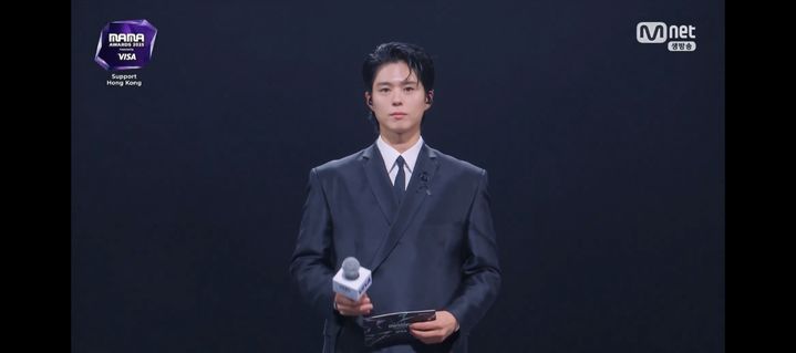 [서울=뉴시스] '마마 어워즈' 박보검. (사진 = 티빙 캡처) 2025.11.28. photo@newsis.com *재판매 및 DB 금지