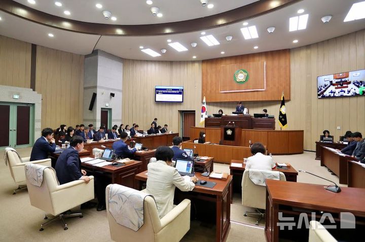 [의왕=뉴시스] 의왕시 의회 본회의장 전경. (사진=의왕시 의회 제공).2025.11.29.photo@newsis.com