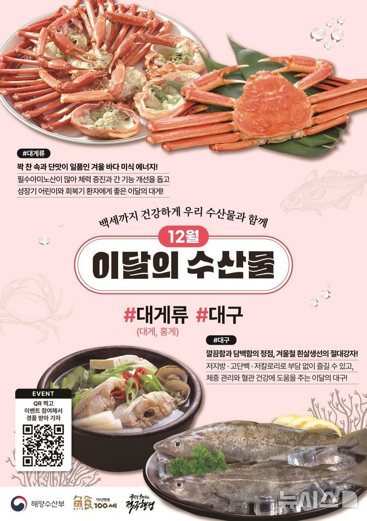 [서울=뉴시스] 12월 수산물. 