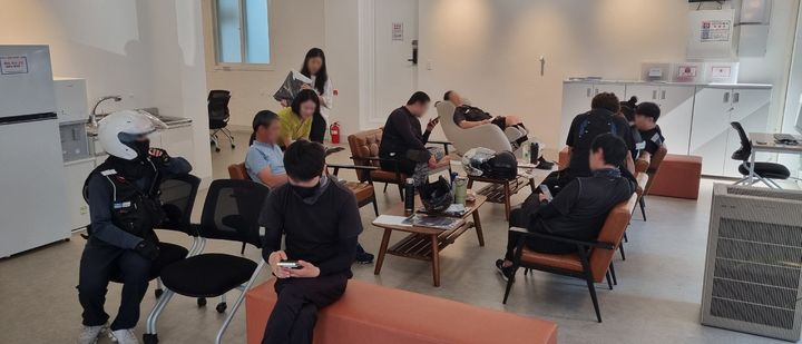 청주시 이동노동자 쉼터, 이용자 90% "만족"