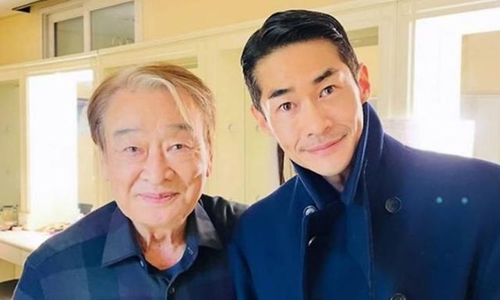 [서울=뉴시스] 모델 겸 배우 배정남과 고(故) 이순재. (사진=배정남 인스타그램) 2025.11.30. photo@newsis.com *재판매 및 DB 금지