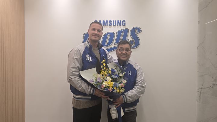 [서울=뉴시스] 삼성 라이온즈 새 외국인 투수 맷 매닝. (사진 = 삼성 라이온즈 제공) *재판매 및 DB 금지