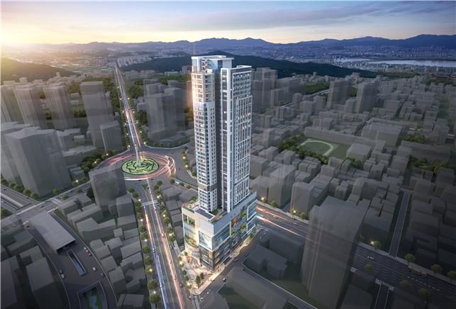 [울산=뉴시스] 박수지 기자 = 울산 남구 신정동 1232-1 주거복합건축물 조감도. (사진=울산시 제공) 2025.12.02. photo@newsis.com *재판매 및 DB 금지