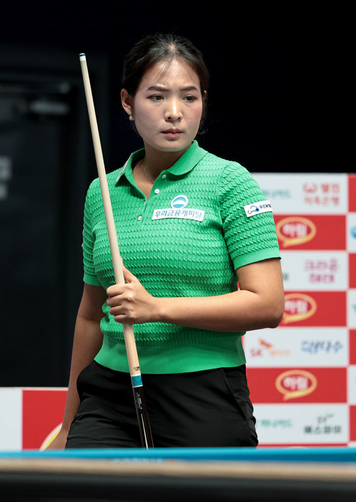 [서울=뉴시스] 스롱 피아비, 프로당구 2025~2026시즌 8차 투어 '하림 PBA-LPBA 챔피언십' LPBA 16강 진출. (사진=PBA 제공) *재판매 및 DB 금지