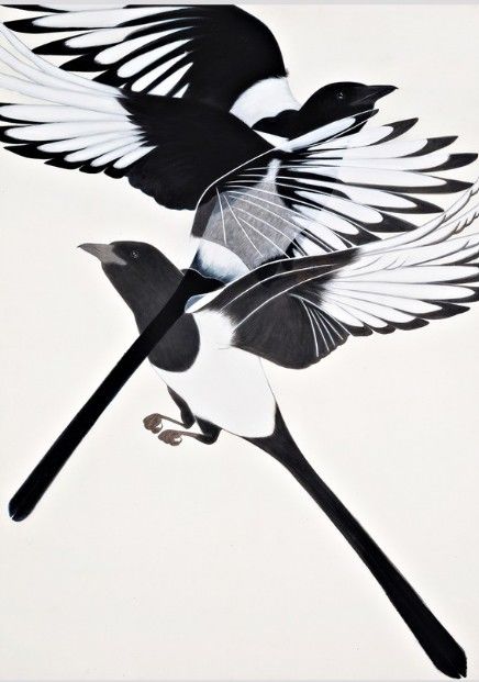 가장 최근의 여자(The Most Recent Women), 2025 장지에 분채와 석채, 89.7×66.7cm *재판매 및 DB 금지