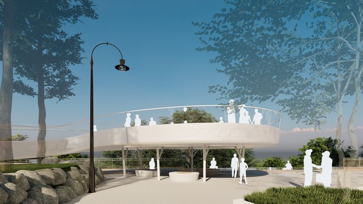 [서울=뉴시스]360° 전망대 조감도.