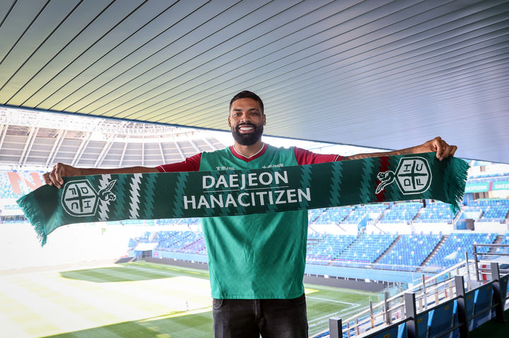 [서울=뉴시스] 프로축구 K리그1 대전하나시티즌의 디오고. (사진=대전하나시티즌 제공) *재판매 및 DB 금지