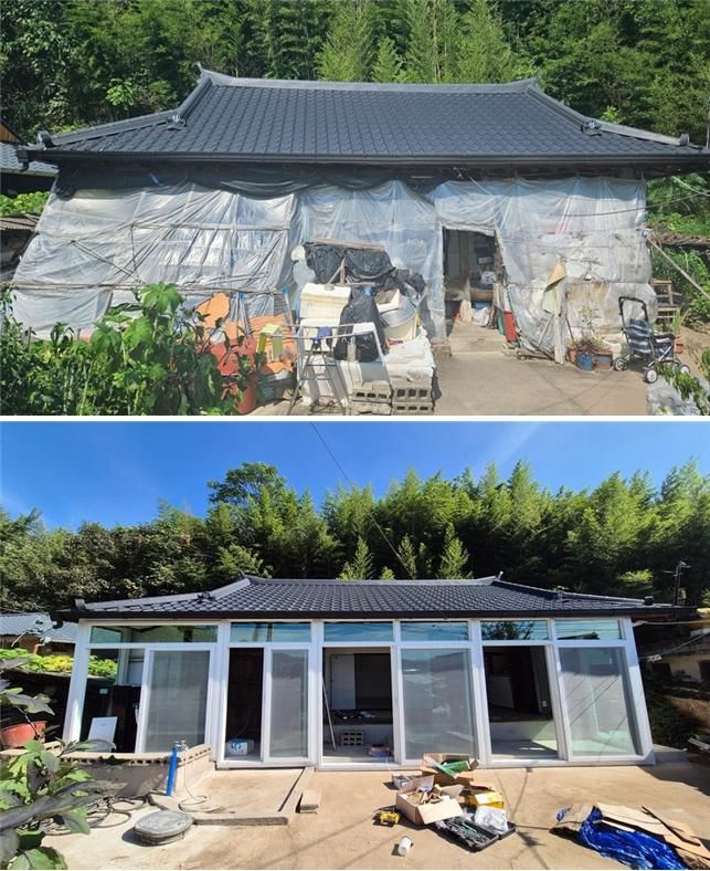 경남 의령군 부림면 '도민행복주택' 35호 리모델링 전과 후..(사진=경남도 제공) 2025.12.02. *재판매 및 DB 금지