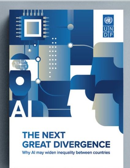 [서울=뉴시스]유엔개발계획(UNDP)이 2일 발표한 '다음 대분기(The Next Great Divergence)-AI가 어떻게 국가간 불평등을 키우는가’ 보고서. 2025.12.03. *재판매 및 DB 금지