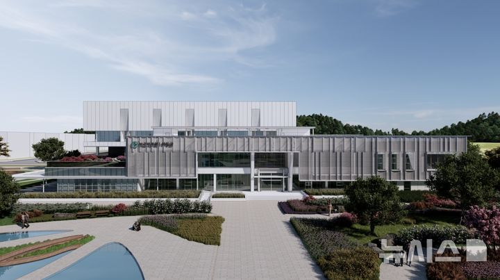 [하동=뉴시스] 경남 하동군 보건의료원 조감도.