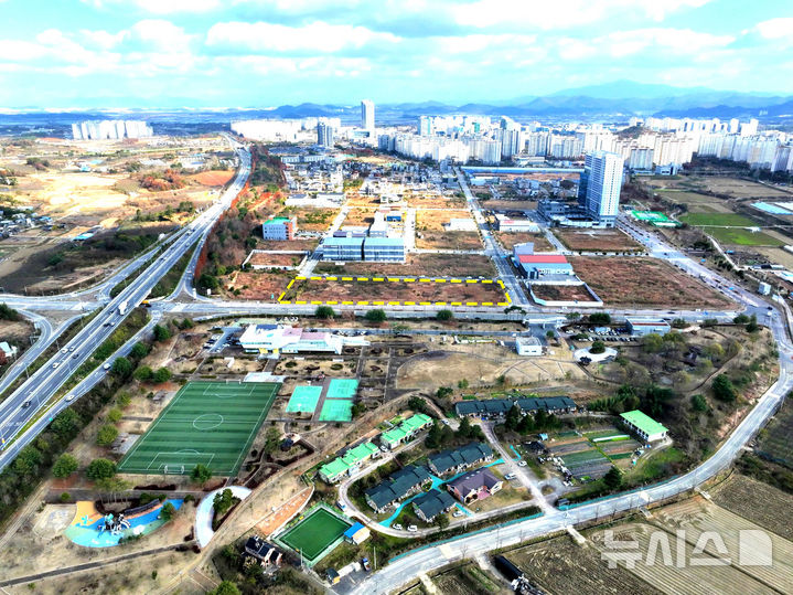 나주시 빛가람동에 들어설 전국 유일의 '국립나주에너지전문과학관' 예정 부지. (사진=나주시 제공) photo@newsis.com