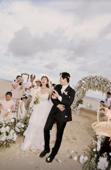 온주완·방민아 결혼식 공개