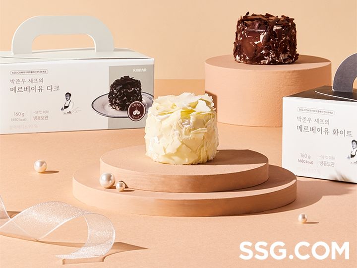 [서울=뉴시스] SSG닷컴 박준우 셰프 협업 케이크. (사진=SSG닷컴 제공) *재판매 및 DB 금지