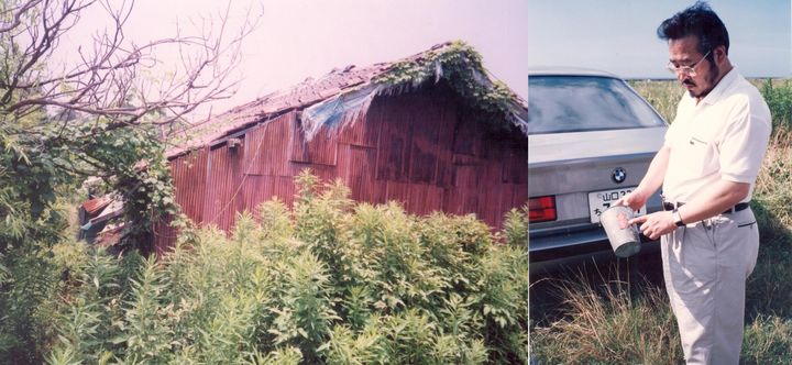 [울산=뉴시스] 당시 강제징용자 숙소 2000년도에는 많은 숙소가 있었지만 지금은 하나도 없고 사진만 15~16장 소장 중이다. 당시 강제징용자들이 사용했던 물품 중 술병 등 여러가지 소유품은 김문길 교수가 수집해 연구후 강제동원역사사료관에 기증했다. (사진=한일문화연구소 김문길 소장 제공) 2025.12.04. photo@newsis.com *재판매 및 DB 금지