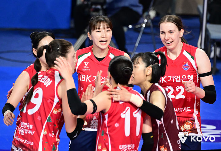 여자배구 IBK기업은행. (사진=KOVO 제공). 2025.12.04. *재판매 및 DB 금지