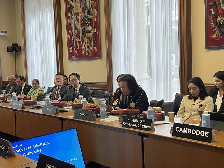 [세종=뉴시스] 공정거래위원회는 5일 주병기 공정위원장이 OECD 경쟁위원회 정기회의에서 의장단 부의장으로 선출되는 성과를 거뒀다고 밝혔다. (사진=공정위 제공) 2025.12.05. photo@newsis.com *재판매 및 DB 금지