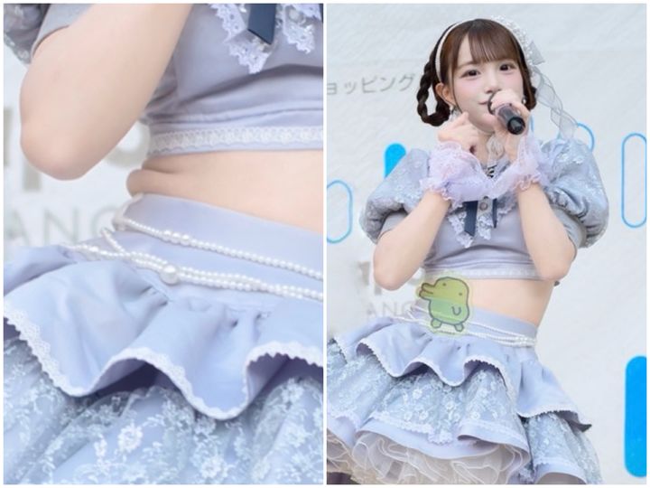 [뉴시스] 팬들이 보정한 아야노의 사진. (사진=엑스 캡처) *재판매 및 DB 금지