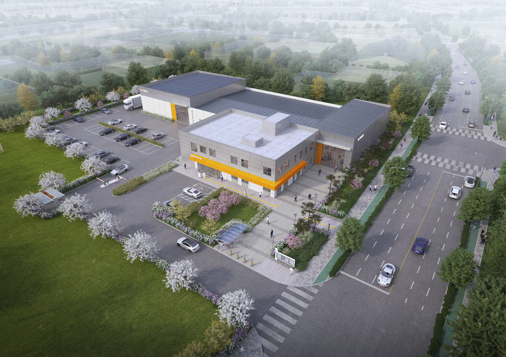 [계룡=뉴시스]계룡 지능형 센서 소재·부품·구성품 스핀온(Spin-On) 지원센터 조감도. 2025. 12. 05 photo@newsis.com *재판매 및 DB 금지