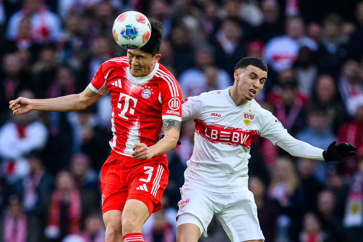 [슈투트가르트=AP/뉴시스]김민재 풀타임 뛴 뮌헨, 5골 차 대승. 2025.12.06.