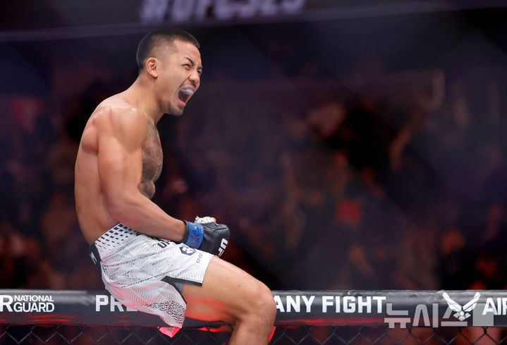 [라스베이거스=AP/뉴시스] UFC 조슈아 반. 2025.12.06.