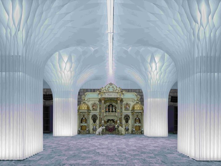 오디움 내부 전경_라운지. 후카오 다이키 *재판매 및 DB 금지