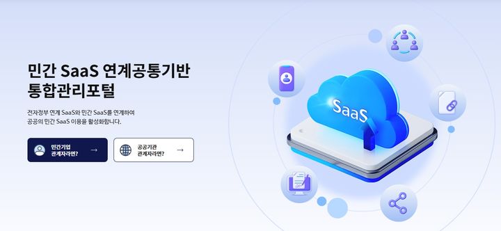 [서울=뉴시스] 한국지능정보사회진흥원(NIA)이 공공기관의 민간 서비스형 소프트웨어(SaaS) 도입을 지원하기 위해 ‘공공부문 이용지원 사업’ 참여기업을 모집한다. (사진=NIA 제공) *재판매 및 DB 금지