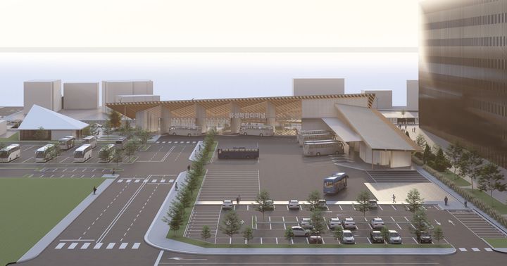 [대전=뉴시스]대전 유성복합터미널 조감도. 2025. 12. 08 photo@newsis.com *재판매 및 DB 금지