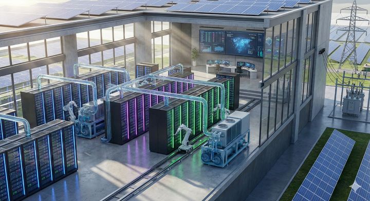 구글의 AI 챗봇 제미나이 나노바나나로 그린 AI 데이터센터의 모습. (사진=제미나이) *재판매 및 DB 금지